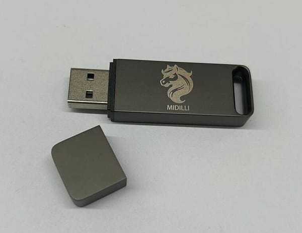 MIDILLI Flash Drive - Gun Metal